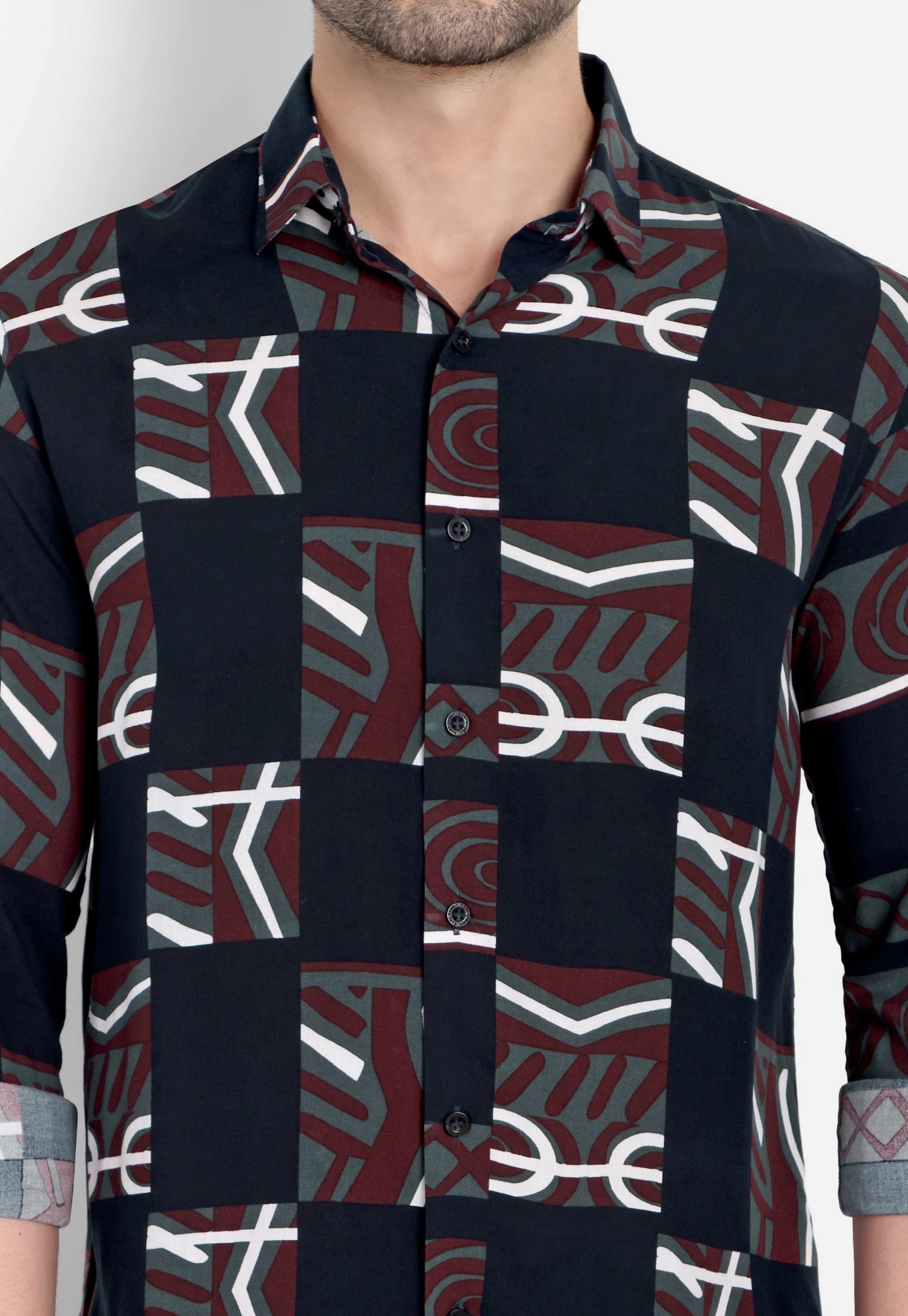Twilight Blocks Full Sleeve Shirt