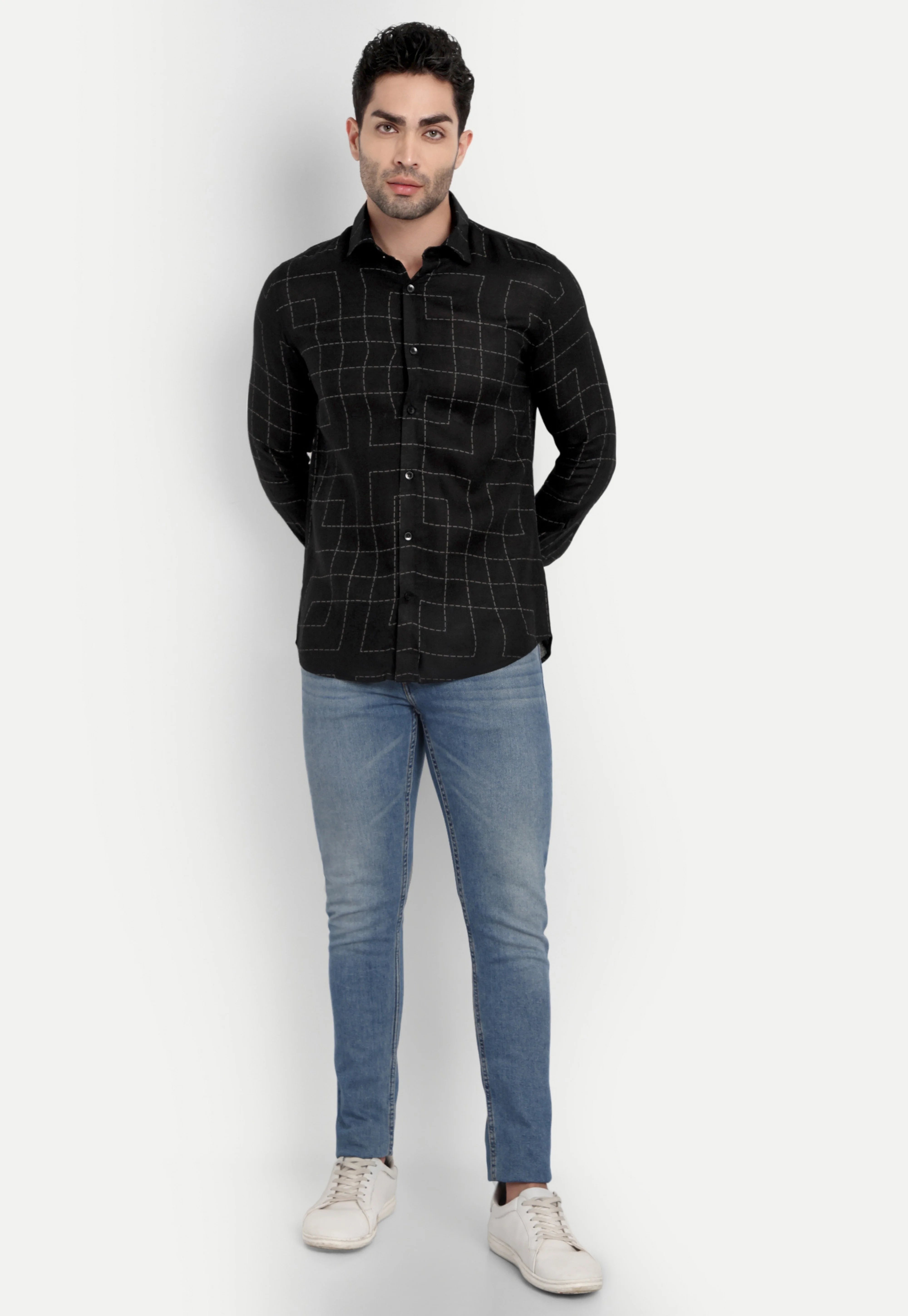 Black Mirage Full Sleeve Shirt