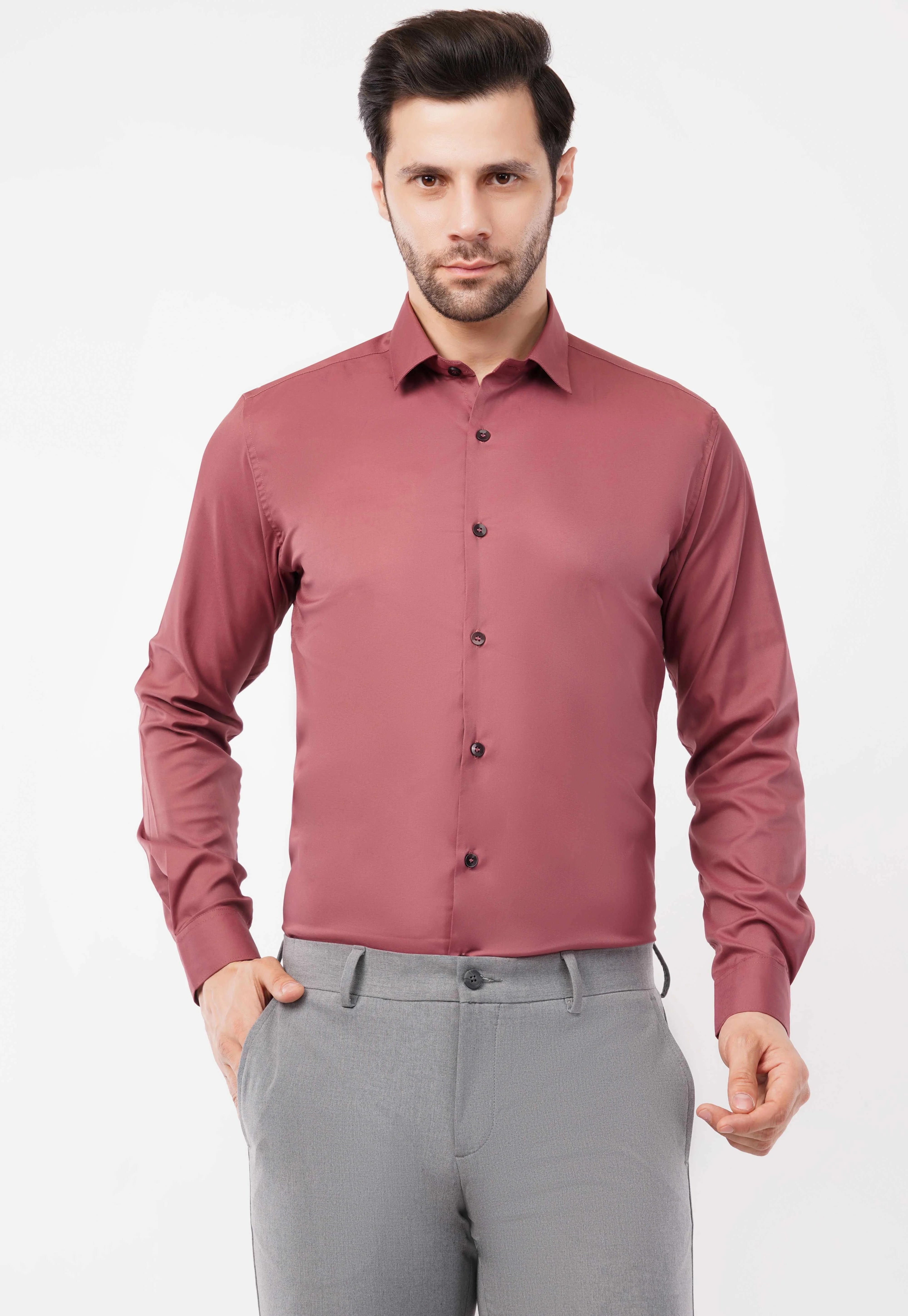 Dusty Blush Full Sleeve Shirt