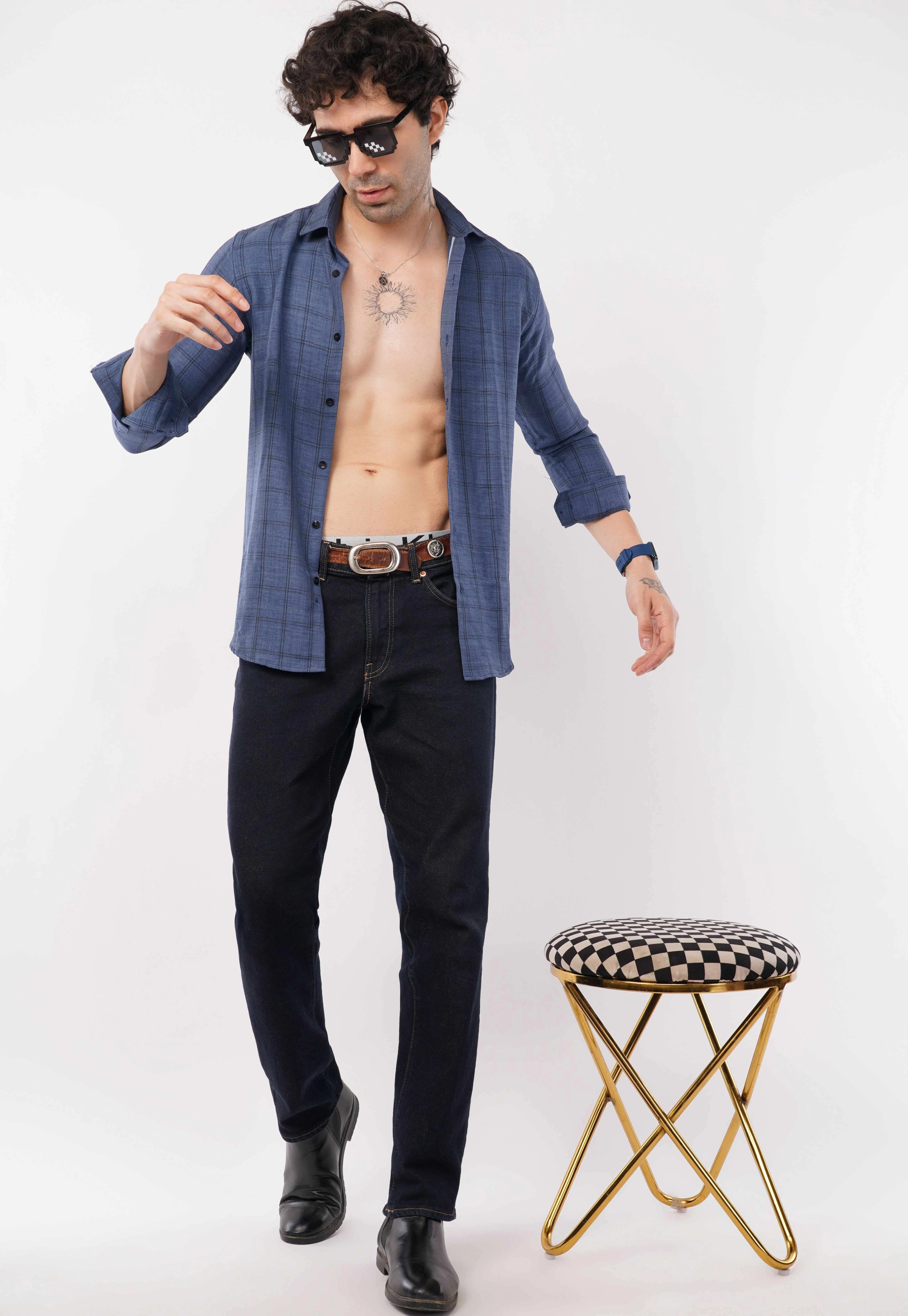 Oceanic Pulse Full Sleeve Shirt