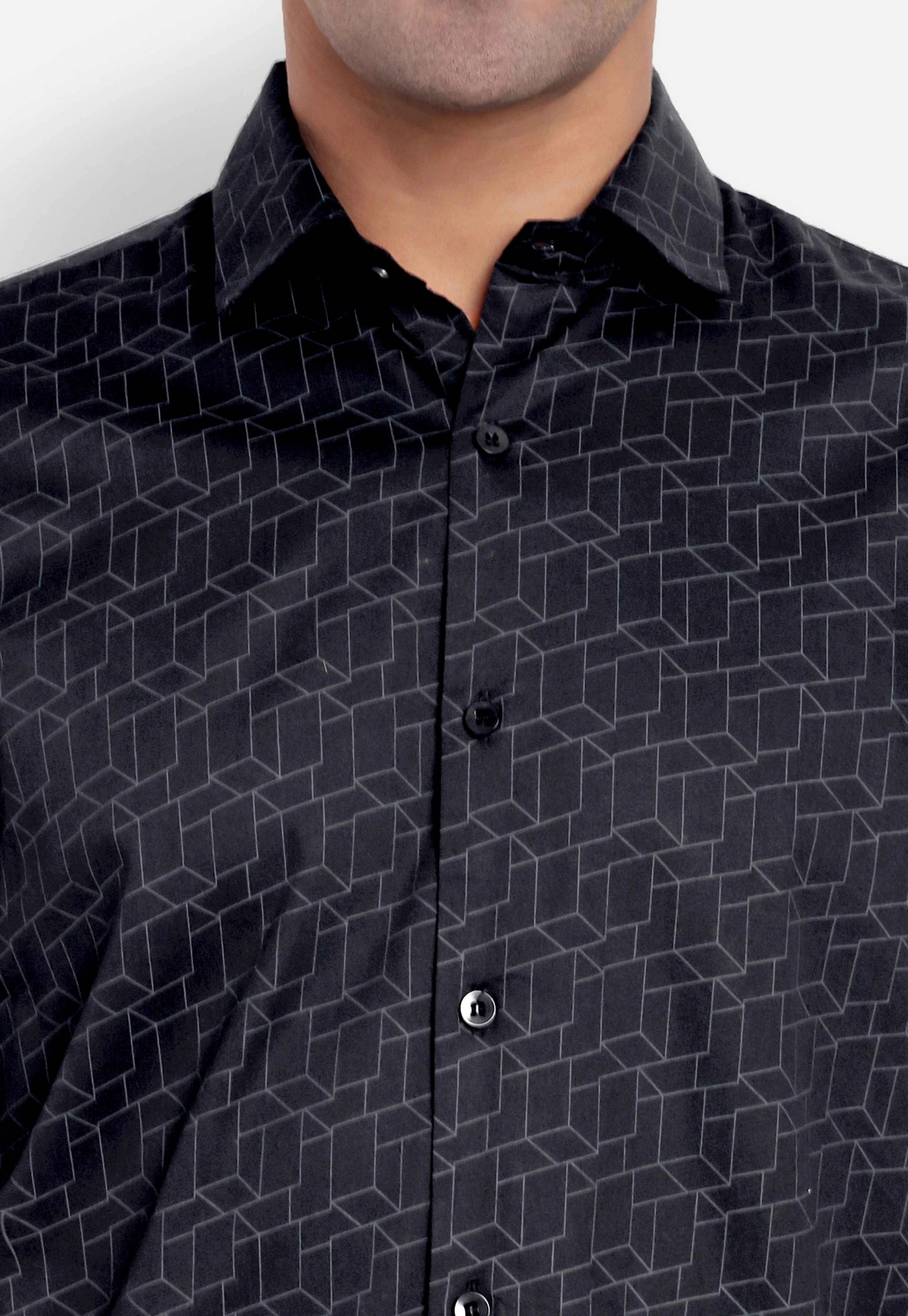 Shadow Hex Full Sleeve Shirt
