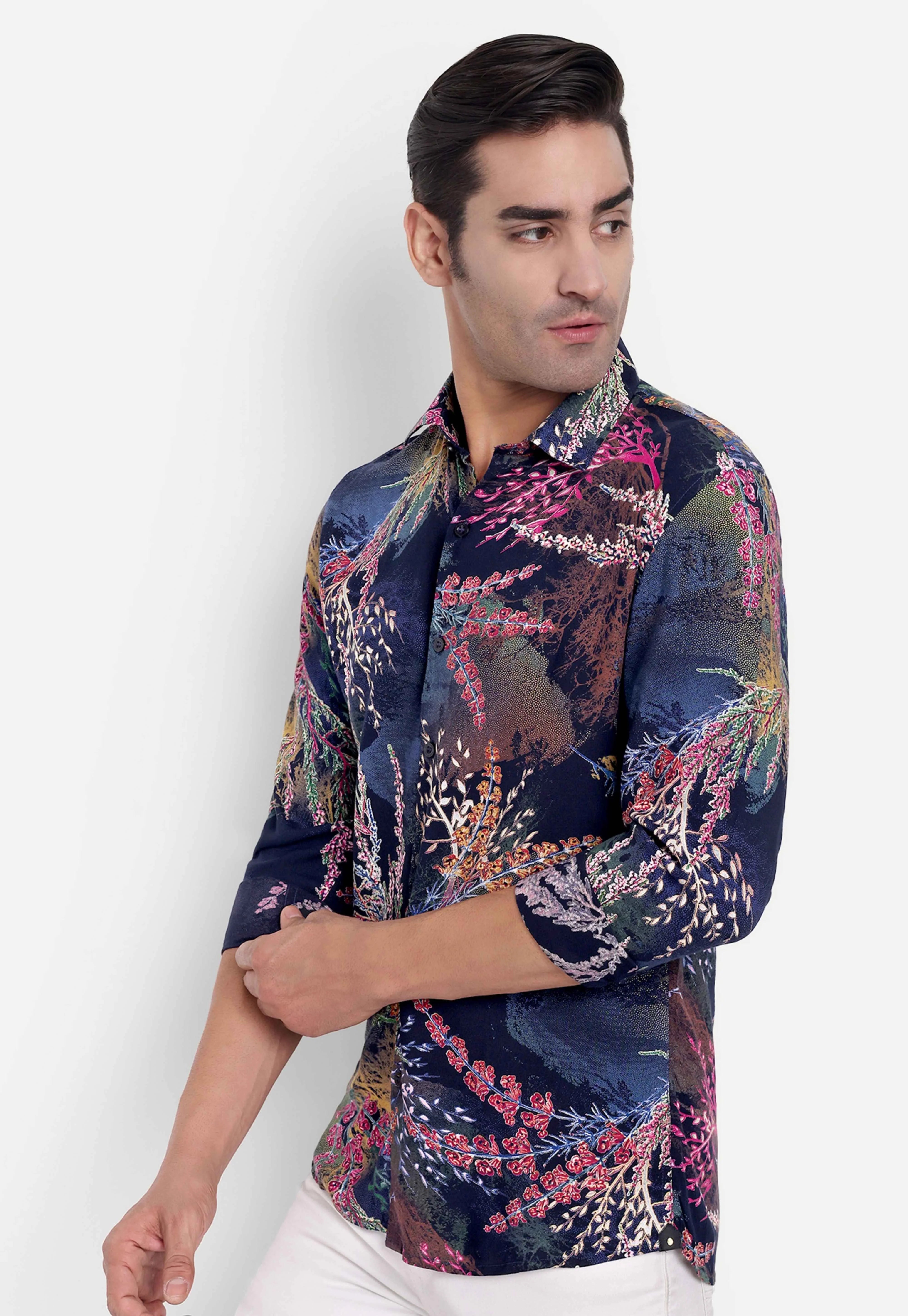 Cosmic Bloom Full Sleeve Shirt