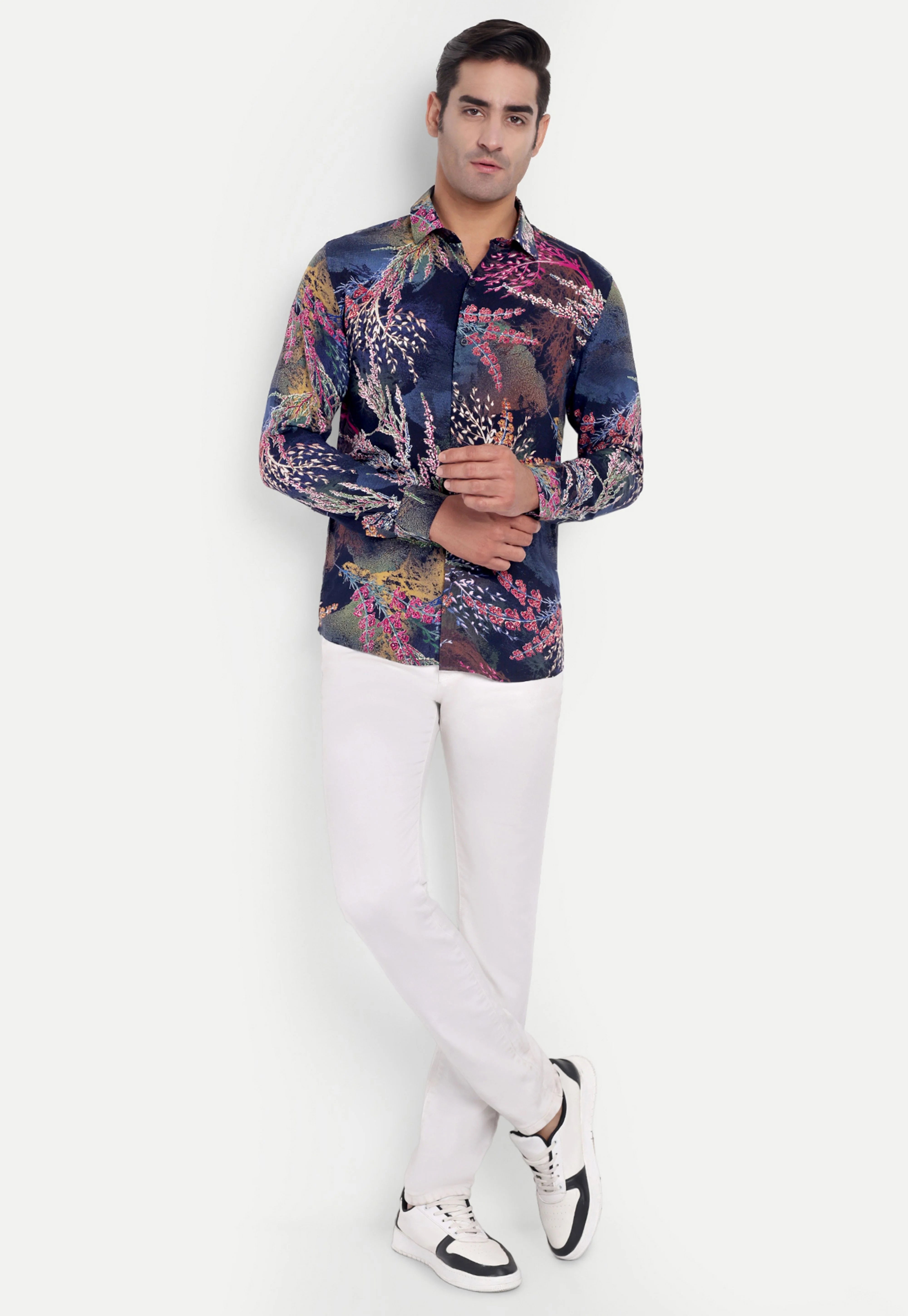 Cosmic Bloom Full Sleeve Shirt